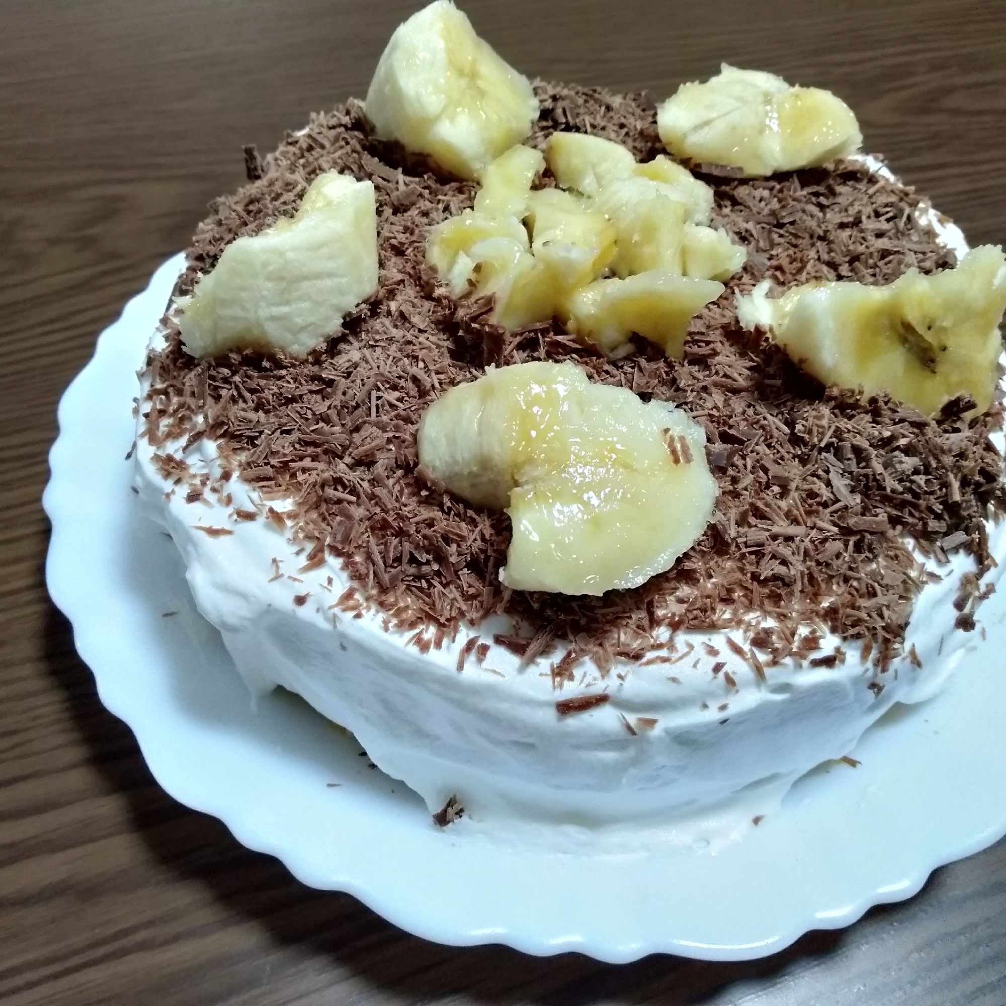 バナナチョコケーキ〜やわらか卵のシフォンケーキ