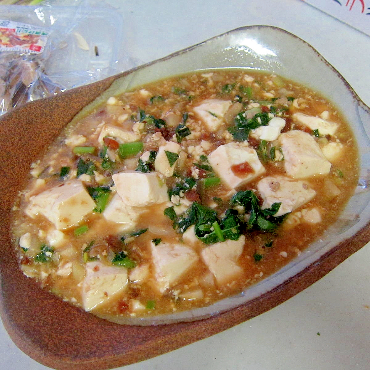 筍挽き肉麻婆豆腐