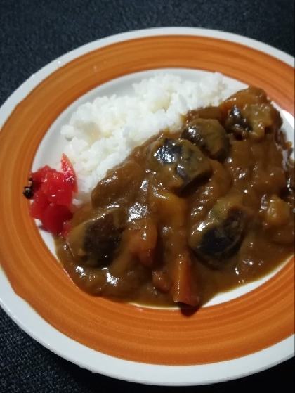 茄子カレー　（我が家の味）