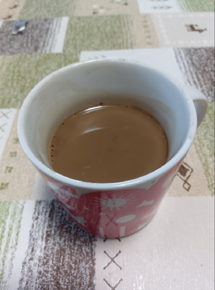 インスタントコーヒーで★甘くないカフェモカ