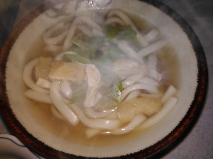 ぽかぽか！あんかけきつねうどん