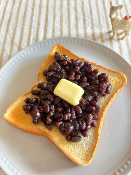 素敵な甘味＆塩味のコラボ！あんバタートースト