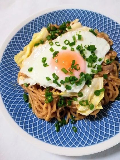 袋麺ｄｅ簡単♪焼きラーメン