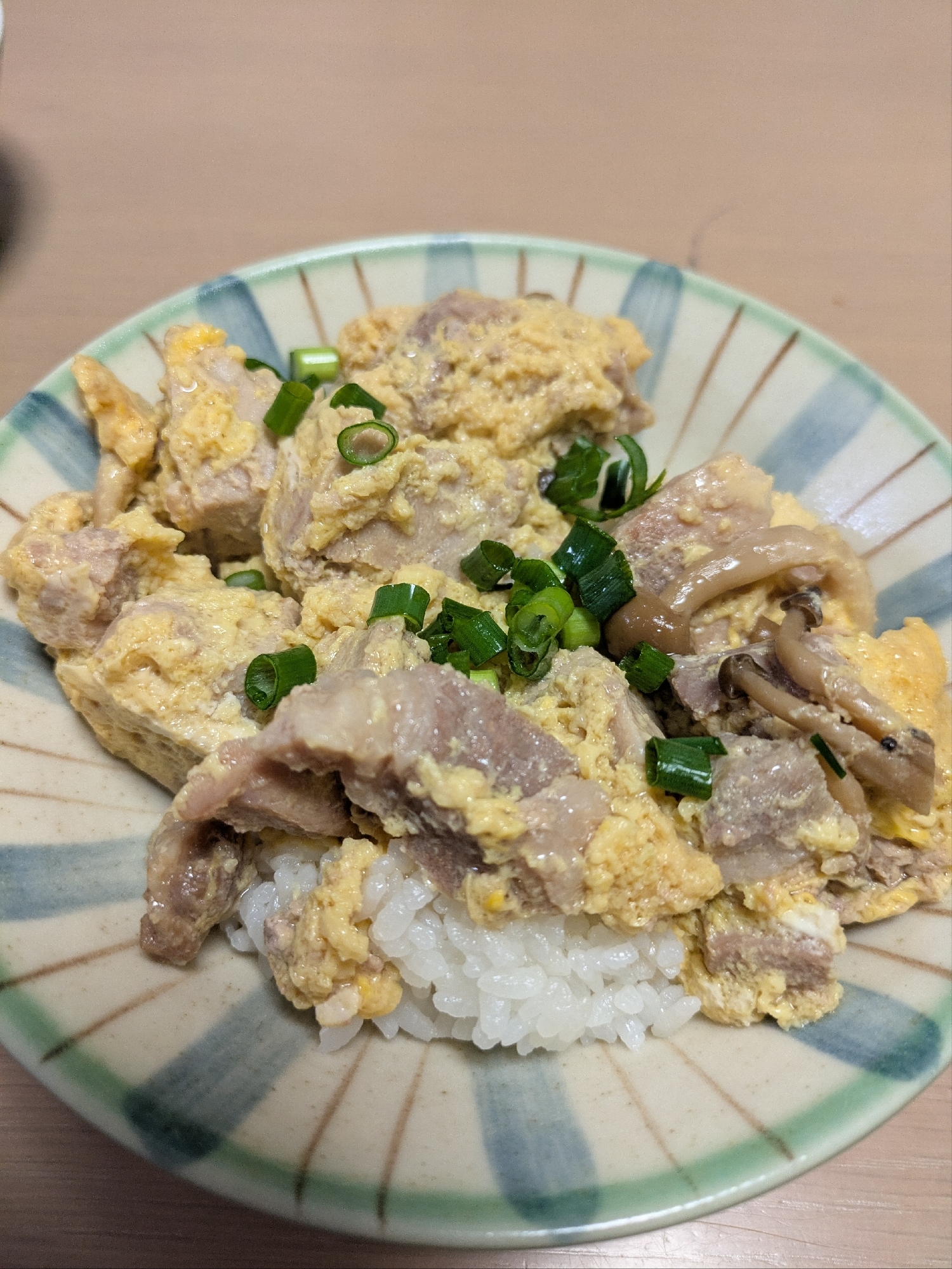 豚ロース肉の卵とじ丼〜ホットクック〜