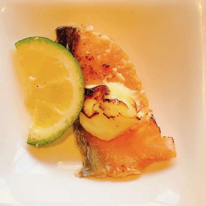 グリルで鮭のホイル焼き