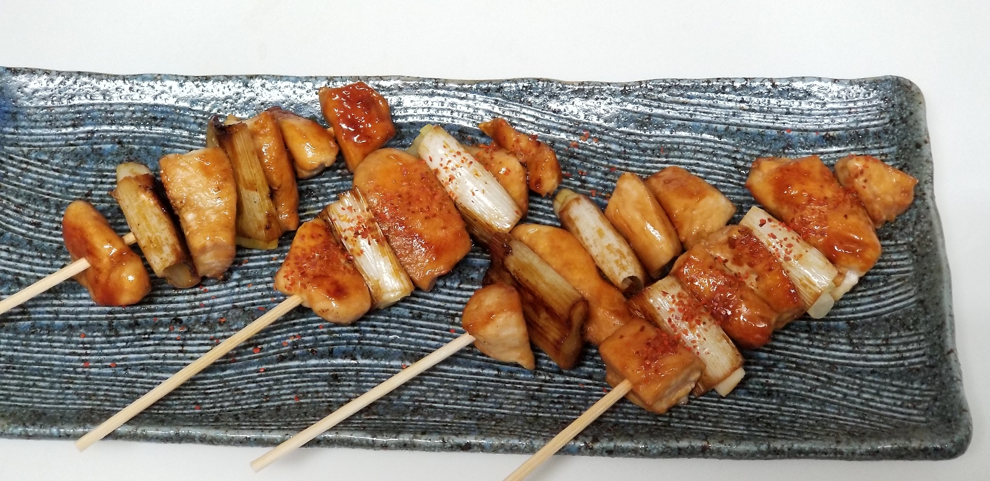 フライパンで【ササミのねぎま】焼き鳥