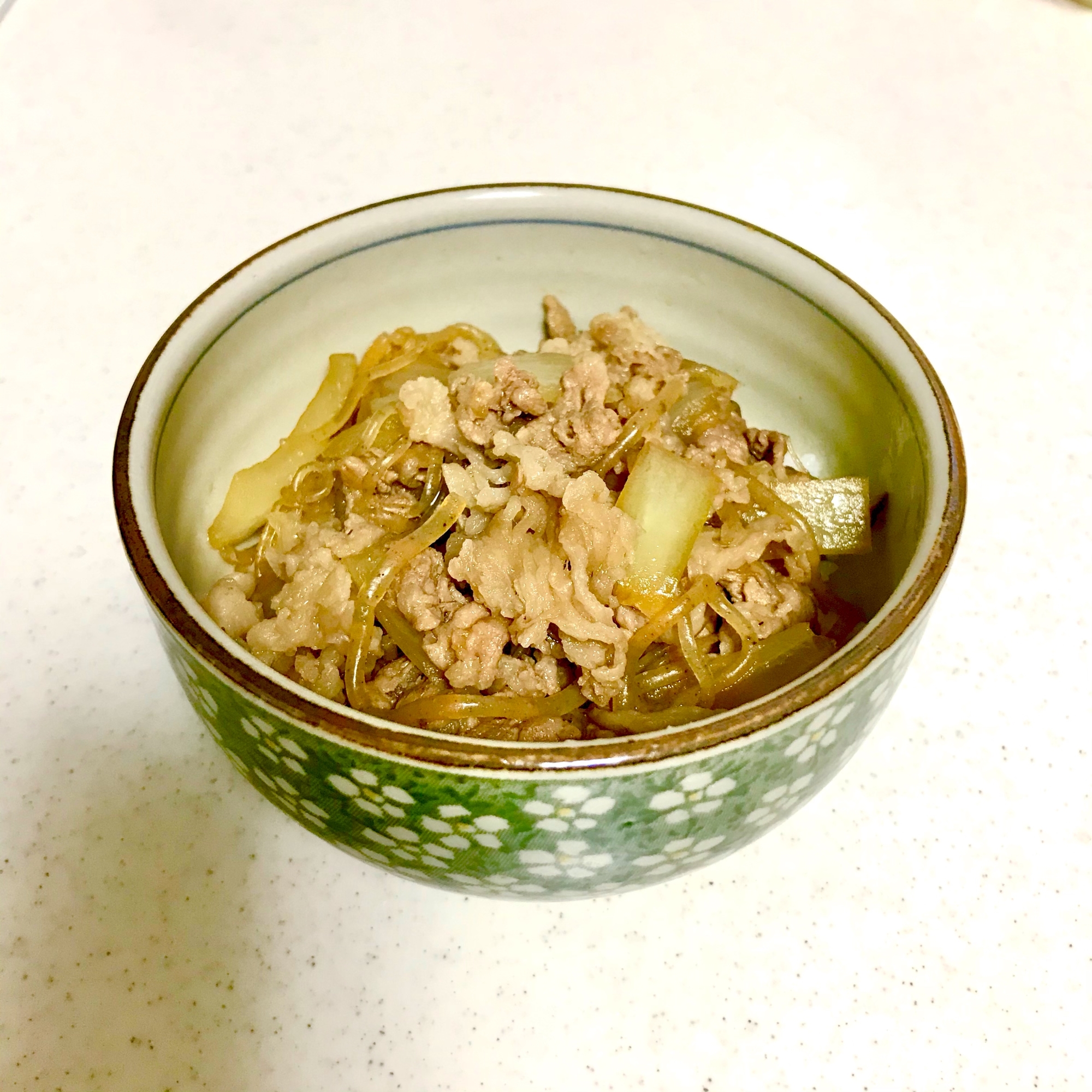 麺つゆで早楽！牛丼