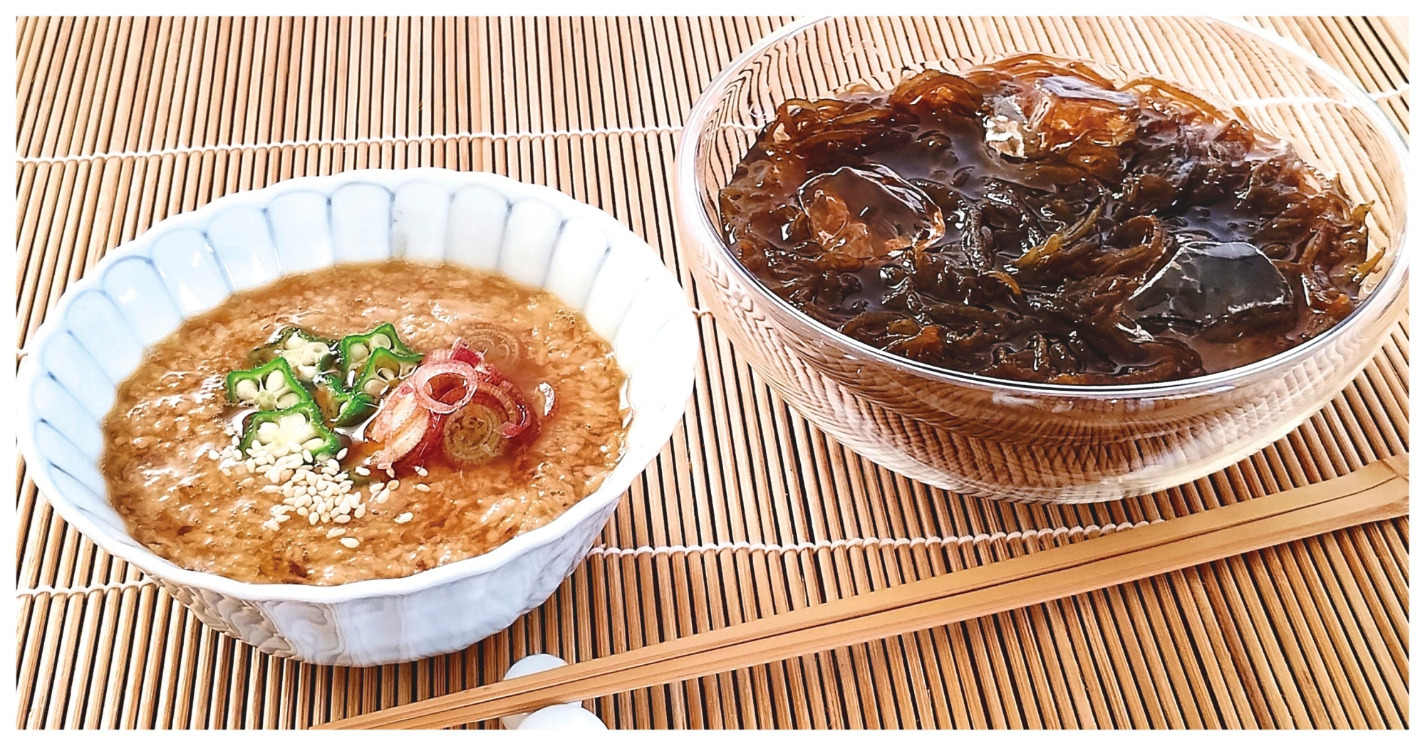 もずくのとろろつけ麺