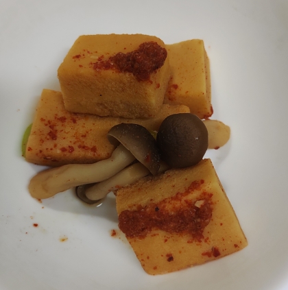 高野豆腐のキムチ煮