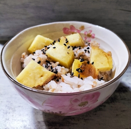 雑穀しるこ&さつまいも✿⁠炊き込みご飯