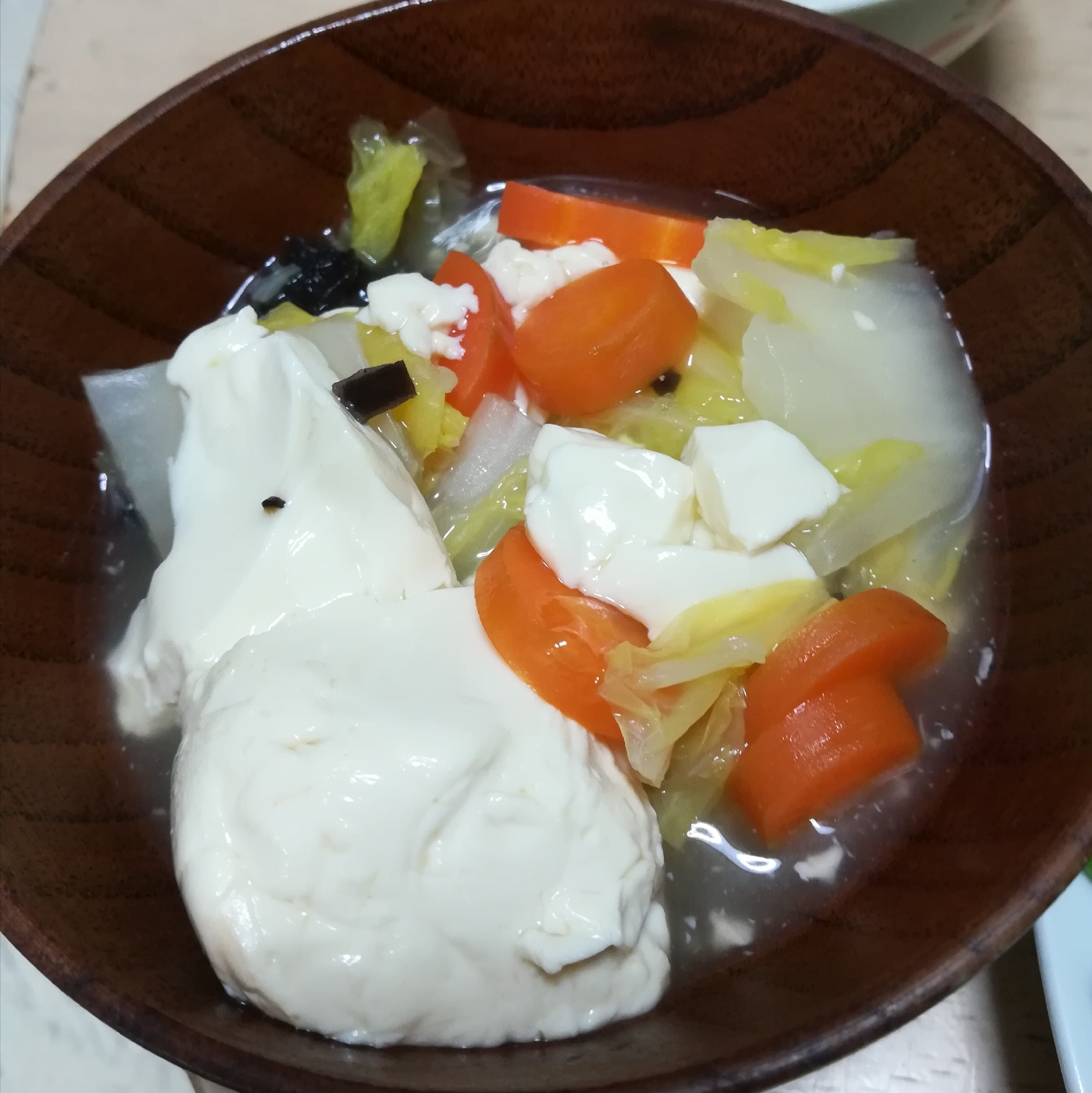 豆腐と野菜のコンソメ煮
