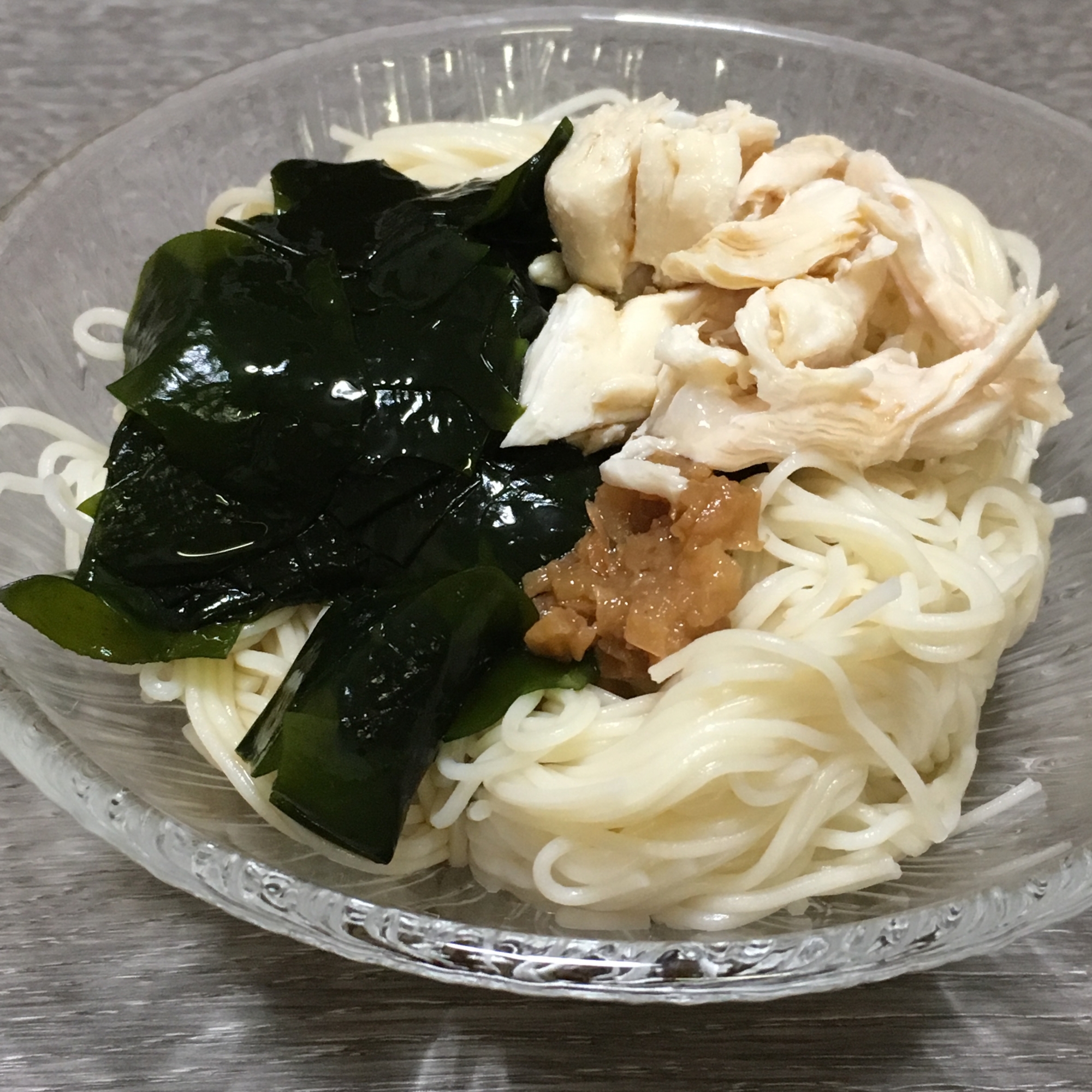 梅わかめそうめん♪