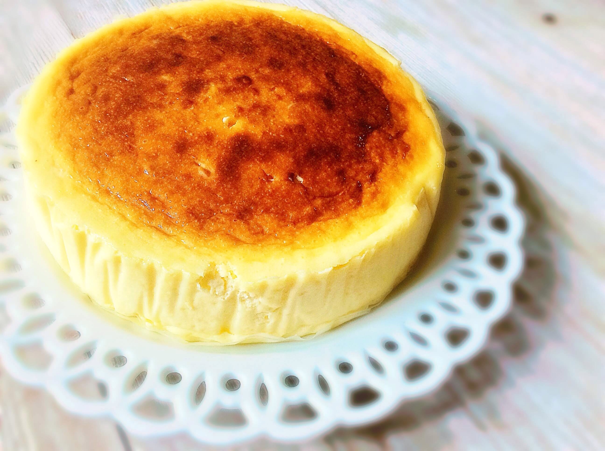 酸味と甘みがベストバランス♡しっとりチーズケーキ♩