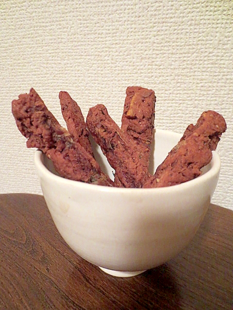 クセになる味！ごぼうチョコスティック（クッキー）