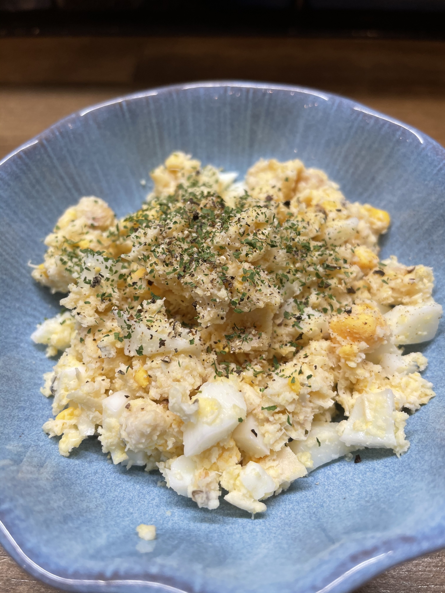 おからの卵サラダ