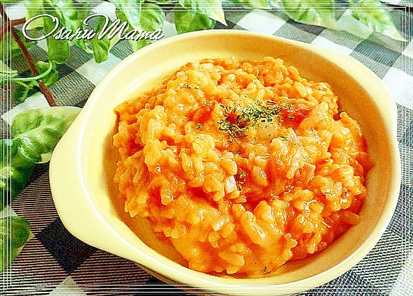 冷凍ごはんで トマトチーズリゾット風 レシピ 作り方 By Osaru Mama Kinako 楽天レシピ 冷凍ごはんで トマトチーズリゾット風 レシピ 作り方 By Osaru Mama Kinako 楽天レシピ