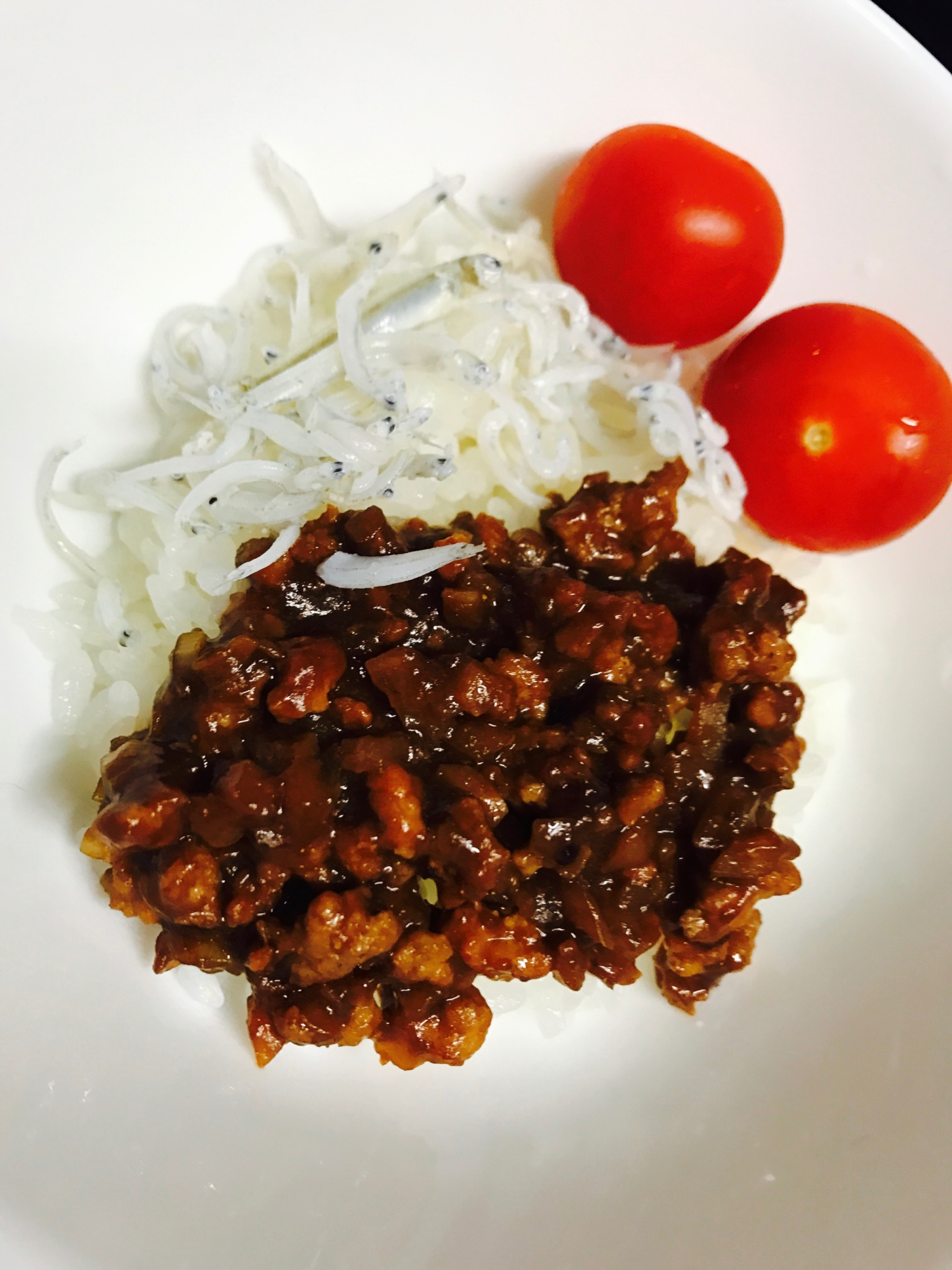 肉味噌しらす丼★