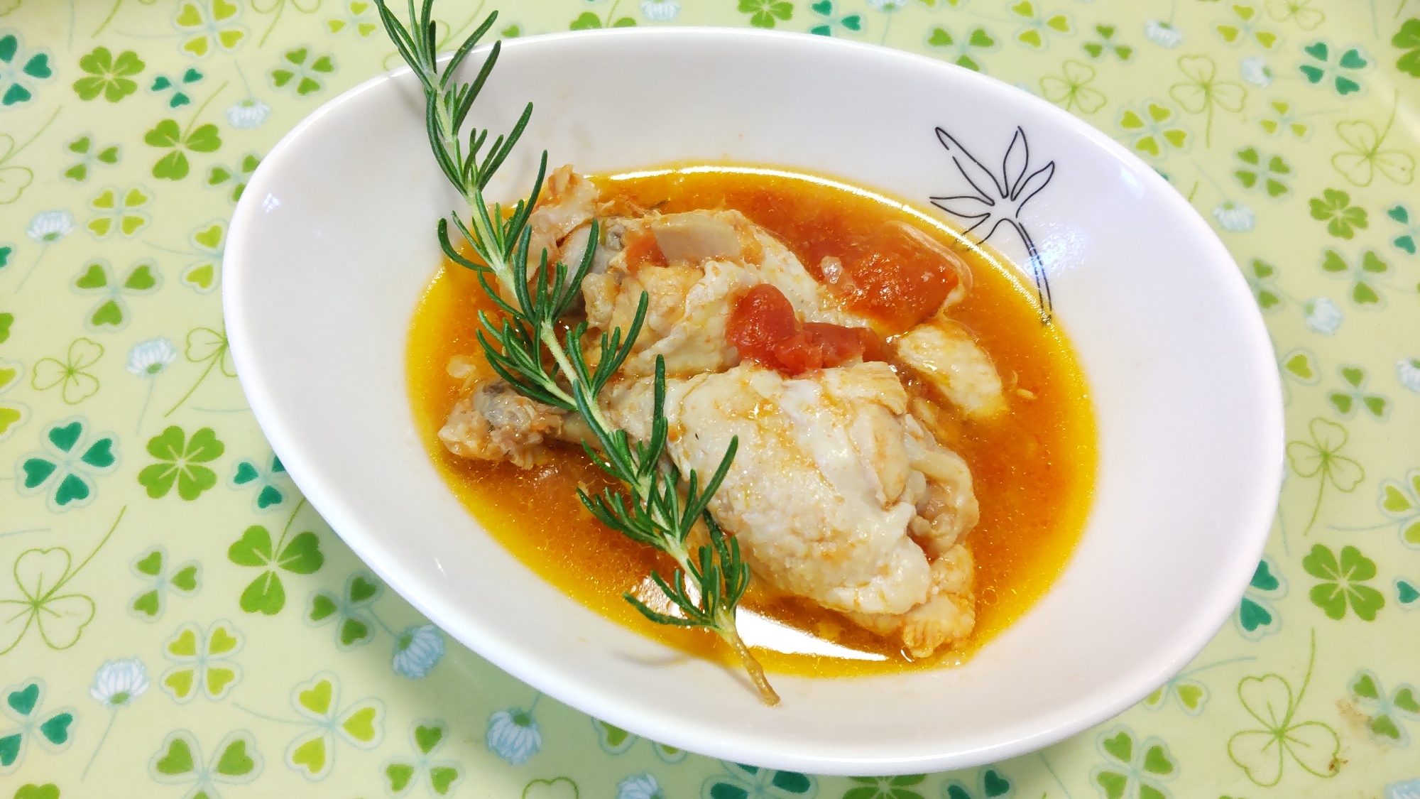 圧力鍋でお肉ほろほろ♪鶏手羽元のトマト煮