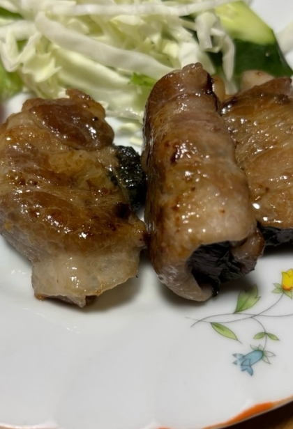 【ご飯が進む】肉巻きナスの照り焼き【お弁当】