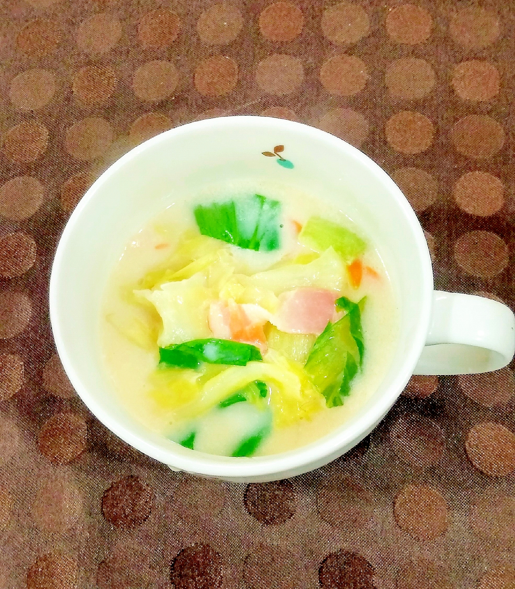 キャベツ・チンゲン菜のスープ