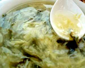 海の香りの韓国風卵スープ