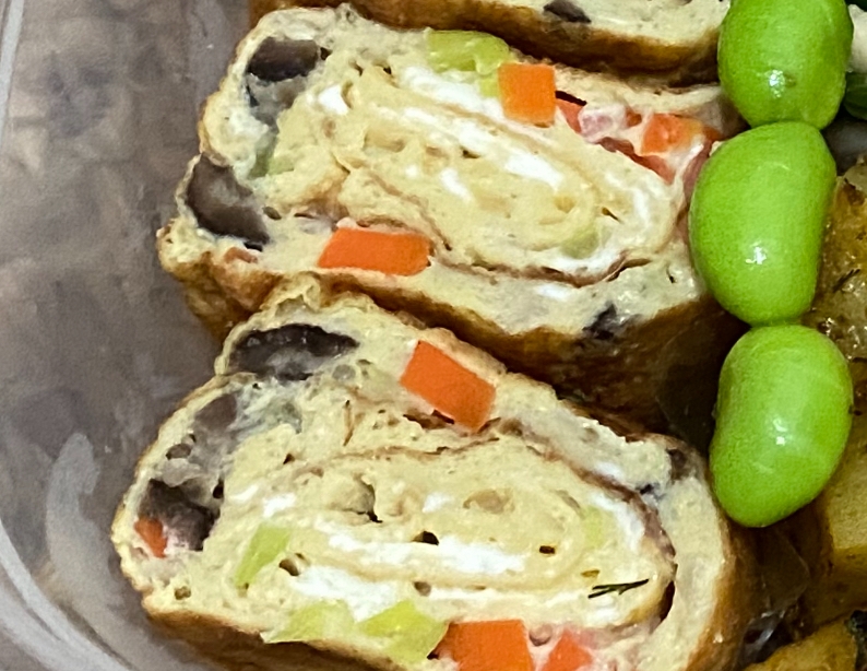 具沢山！！卵焼き