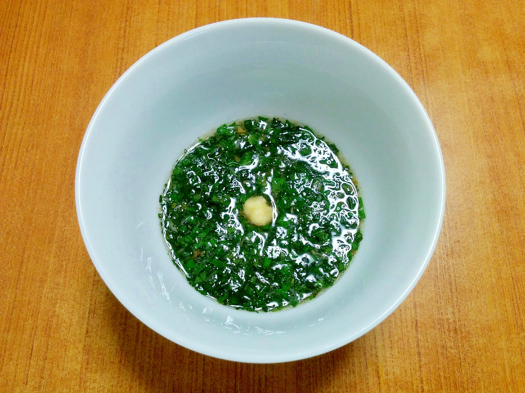 とろとろ栄養♡モロヘイヤの味噌スープ