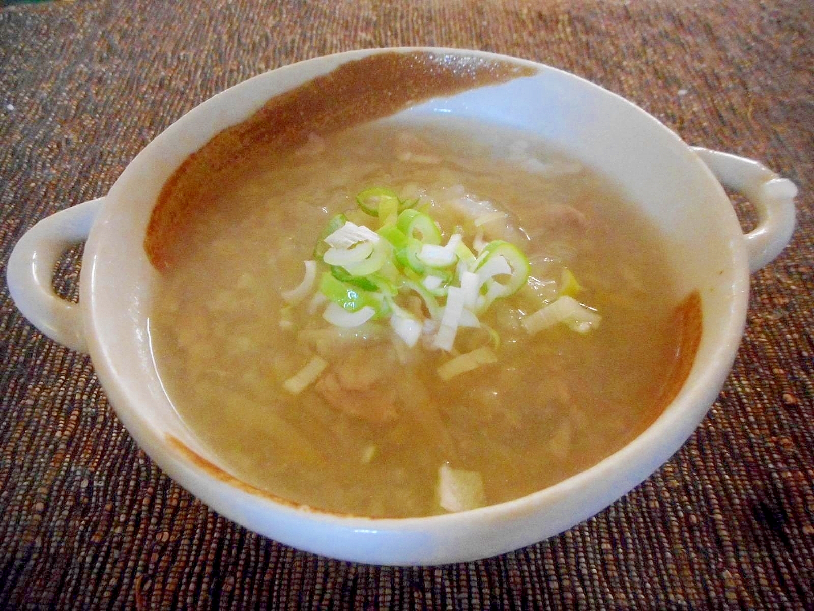 大根と豚肉の中華スープ