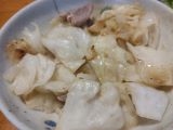 豚モツとキャベツの炒め物【キャベツの干し方も】