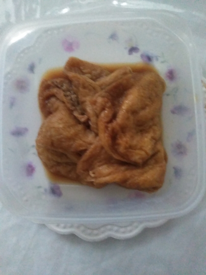 作りおきしました♪
おあげがしみて美味しいです(@_@)