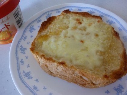 ジンジャー・マーマレードのチーズトースト☆