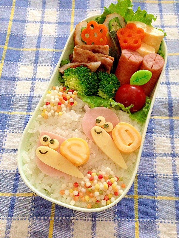 簡単キャラ弁 かたつむりのお弁当 レシピ 作り方 By Cherry05 楽天レシピ 簡単キャラ弁 かたつむりのお弁当 レシピ 作り方 By Cherry05 楽天レシピ
