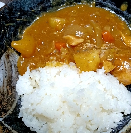 活力鍋(圧力鍋)でカレーライス(^ー^)