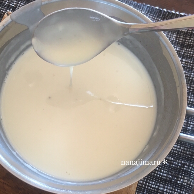 バター、油、薄力粉不使用☆米粉のホワイトソース