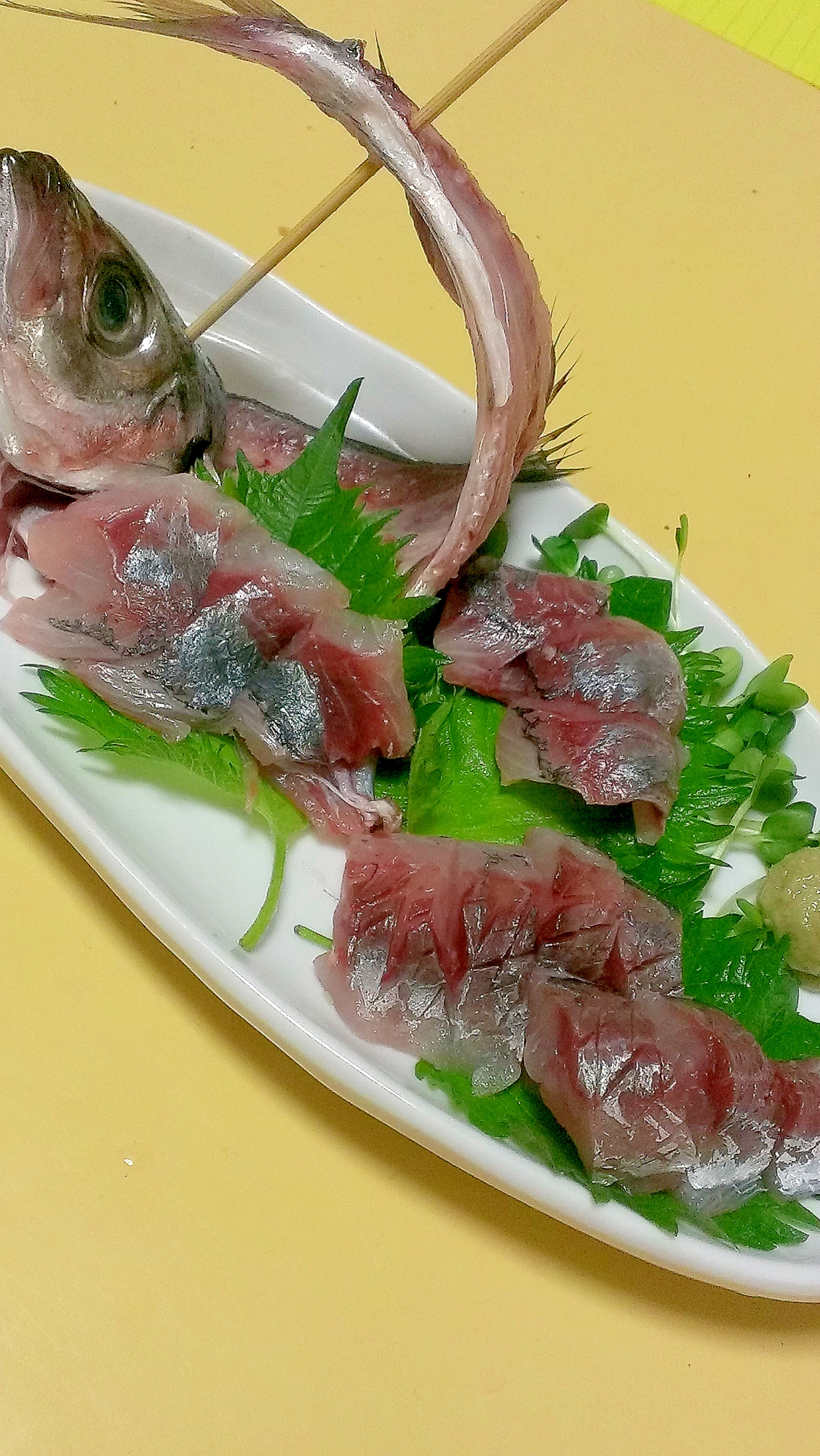 簡単！鯵の塩締め風♪