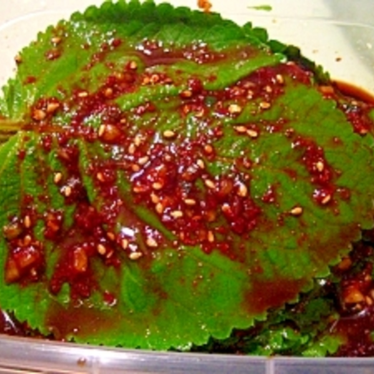 エゴマの葉の漬物 ケンニップジャンアチ レシピ 作り方 By Louis1226 楽天レシピ エゴマの葉の漬物 ケンニップジャンアチ レシピ 作り方 By Louis1226 楽天レシピ