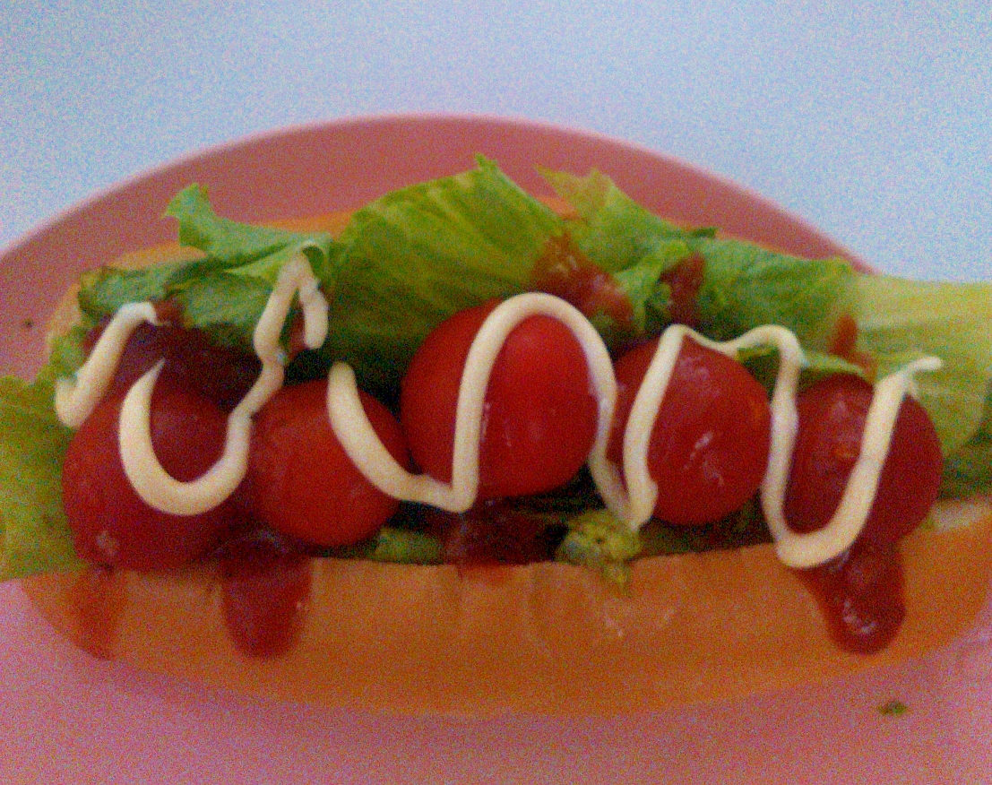 ミニトマトで☆美味しいドッグ