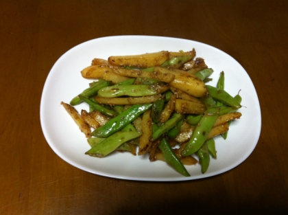 じゃが芋といんげんのシャキシャキ炒め