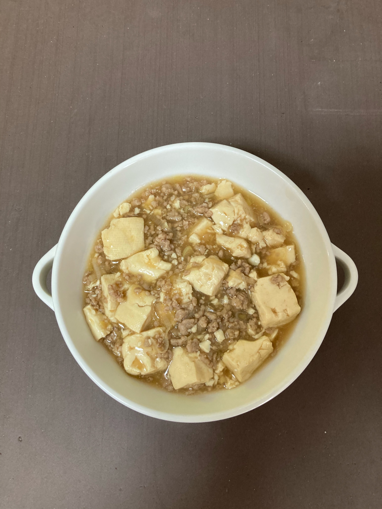 麻婆豆腐（醤油味）