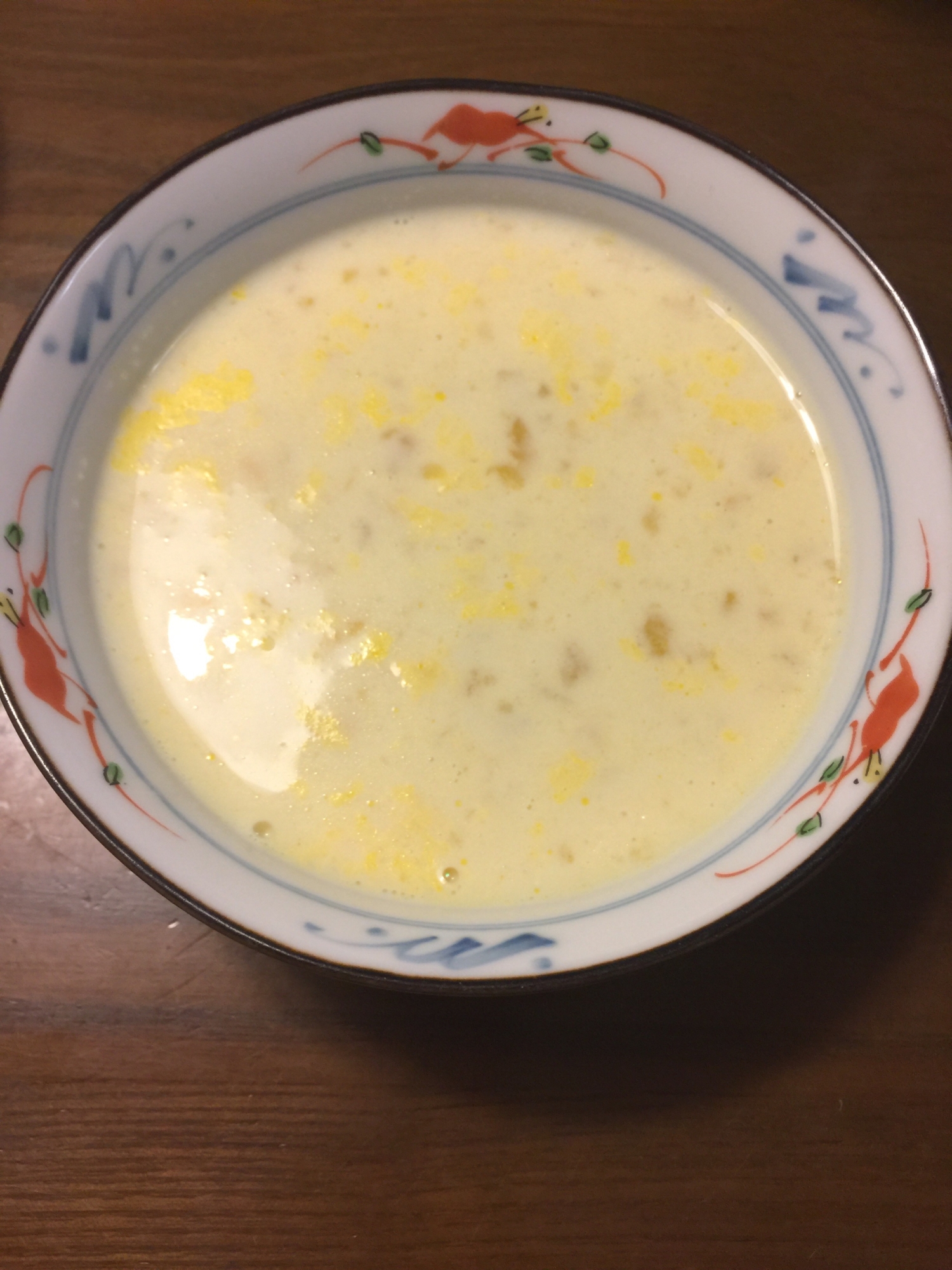 キャンベル缶でコーンスープ