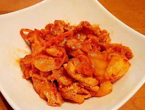 豚キムチ-簡単・男の料理