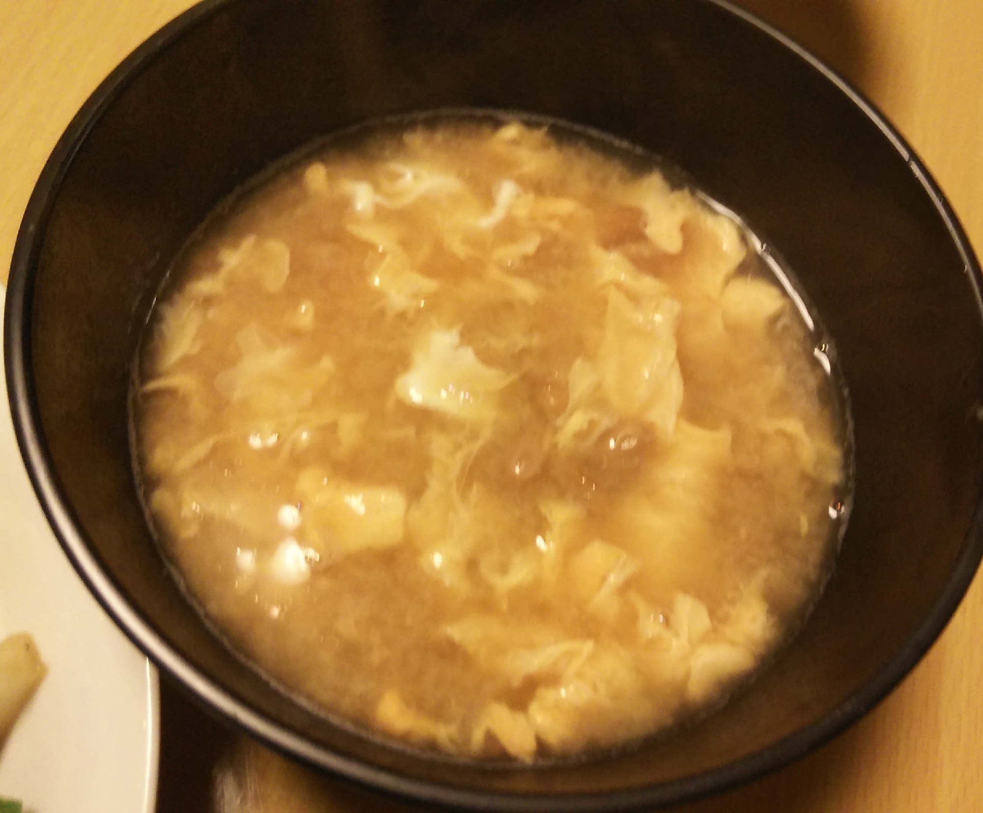 納豆のかき玉味噌汁