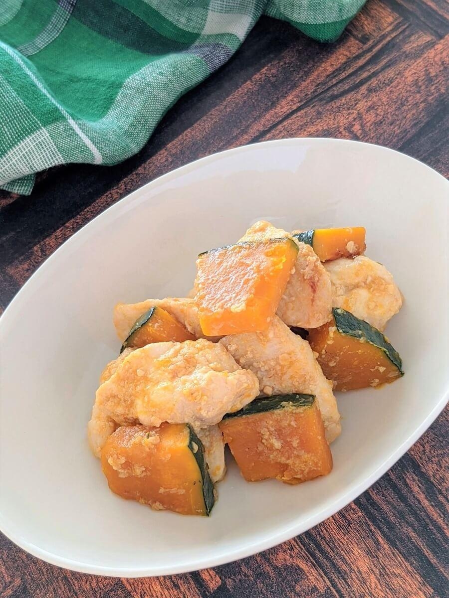 [下味調理・冷凍]鶏肉とかぼちゃの甘酒味噌塩麹焼き
