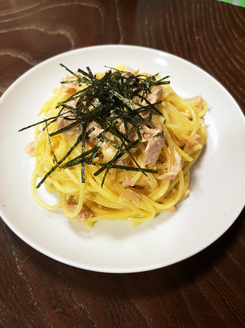 ツナマヨ山葵パスタ！