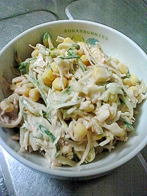 子供大好きコーンやマヨにキャベツと胡瓜ケチャップも レシピ 作り方 By りなほっぴー 楽天レシピ 子供大好きコーンやマヨにキャベツと胡瓜ケチャップも レシピ 作り方 By りなほっぴー 楽天レシピ