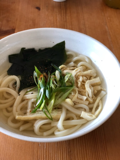 ★麺つゆなんて買わないよ～～簡単調味料で素うどん★