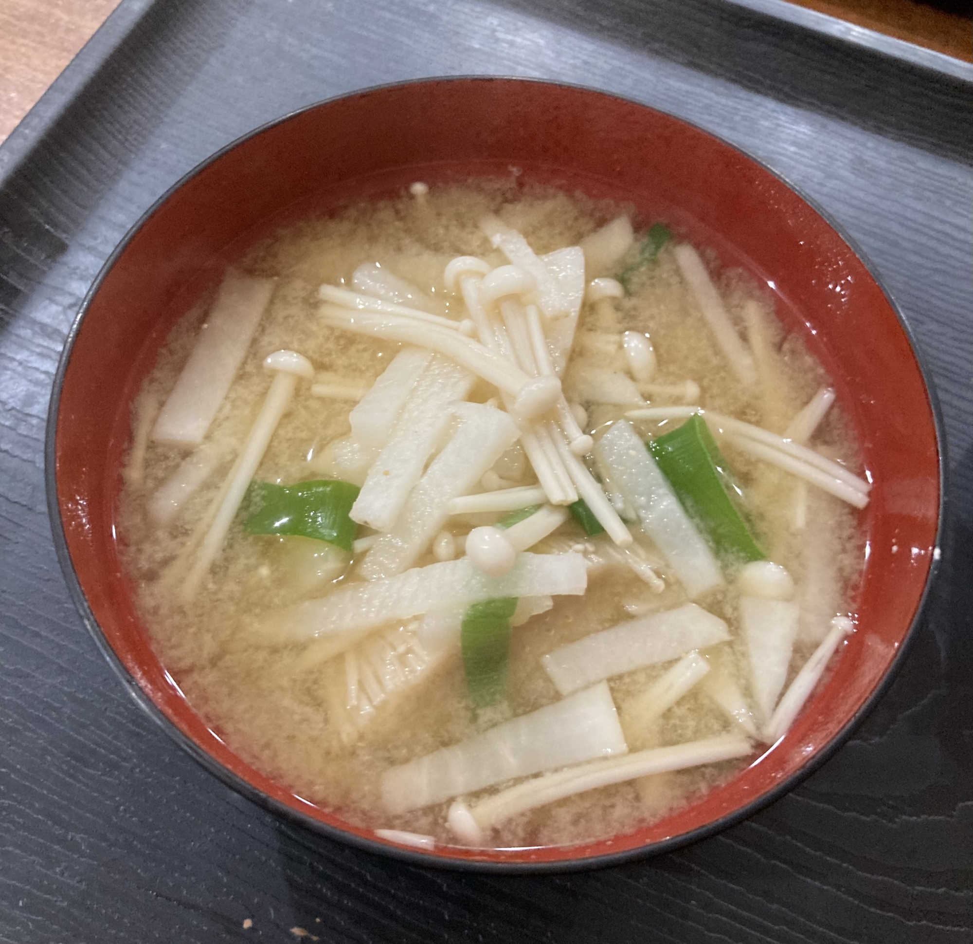 ポカポカえのき味噌汁