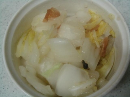 白菜の浅漬け　梅風味