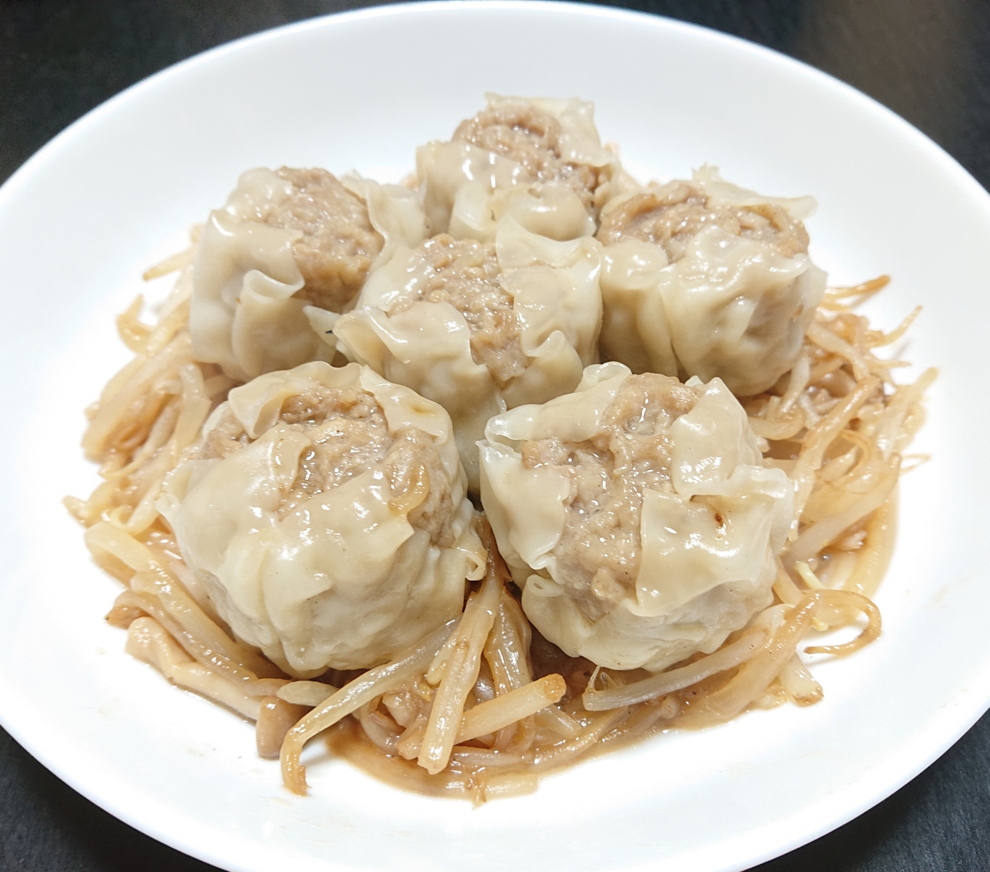 簡単☆焼売のウスター蒸し