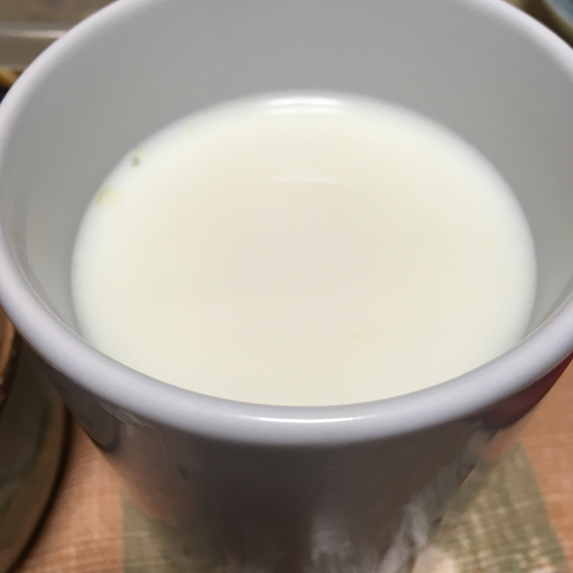 オレンジ風味の日本酒ホットミルク